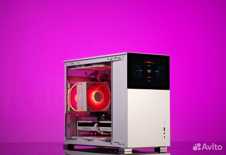 Игровой пк perfect48 RTX 4070Ti super 16GB NEW Ryzen 5 7600 Jonsbo D41 STD screen white