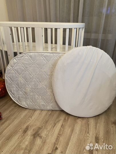 Матрас детский круглый и овальный