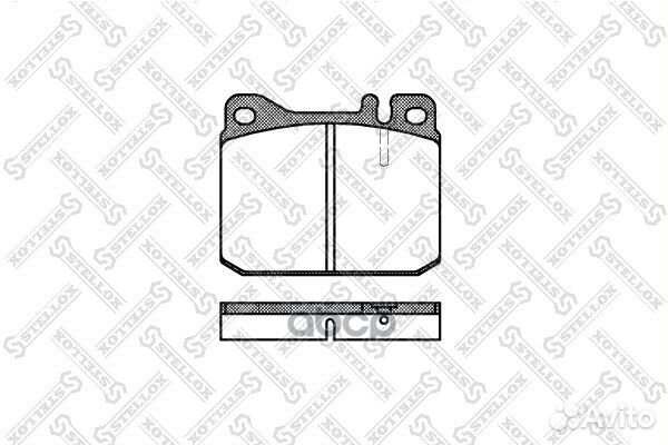 021 020-SX 010 20FDB143 колодки дисковые п MB