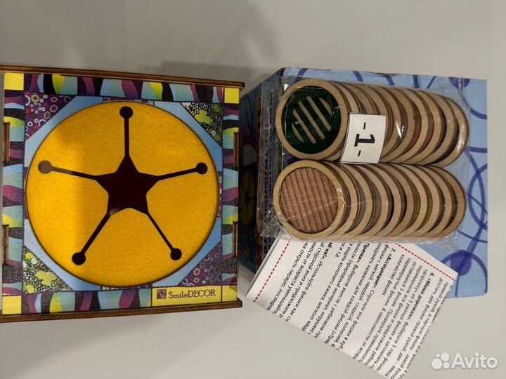 Тактильный Куб Парочки Монтессори Новый