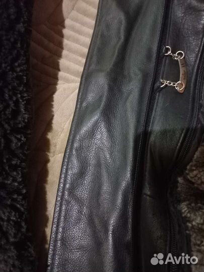 Кожаная куртка мужская пилот 54-56 бу