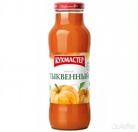 Нектар Кухмастер Тыквенный с мякотью и сахаром