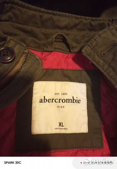 Куртка abercrombie & fitch хаки