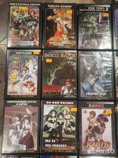 Коллекция аниме dvd японские мультфильмы