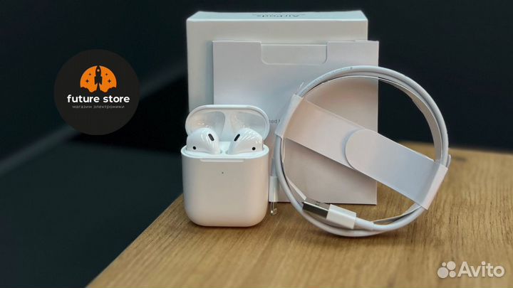 AirPods 2 (гарантия+чехол)