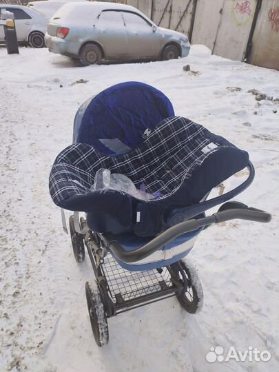 Коляска inglesina 2 в 1 (люлька + автокресло)
