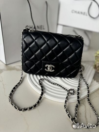 Сумка chanel VIP gift фурнитура серебро