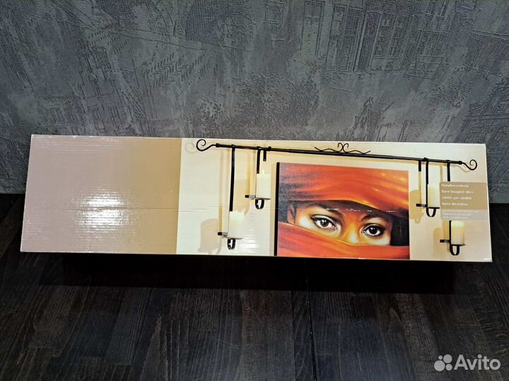 Декоративный раздвижной карниз для свечей