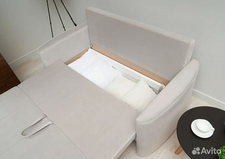 Диван еврокнижка Колибри бежевый