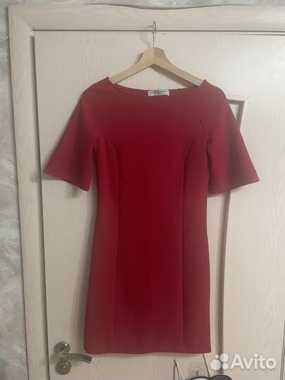 Платье красное xs-s