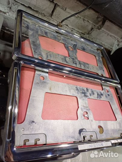 Квадратный номер с подсветкой Nissan