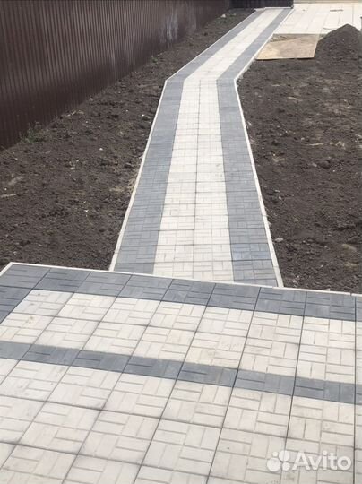 Тратуарня плитка работа (Под ключ)