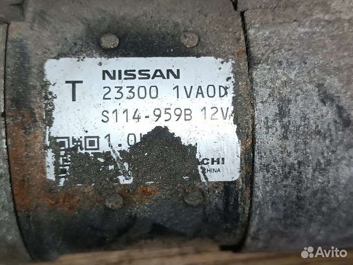 Стартер nissan qashqai 2 2.0 233001va0d