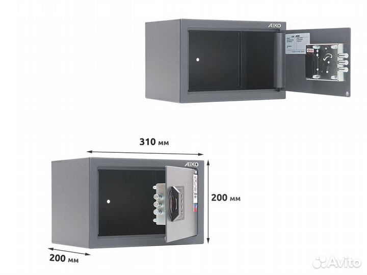 Мебельный сейф aiko Т-200 EL