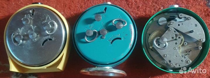 Часы будильники Слава СССР