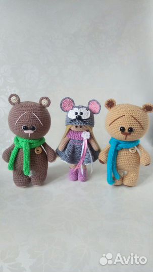 Вязаный мишка