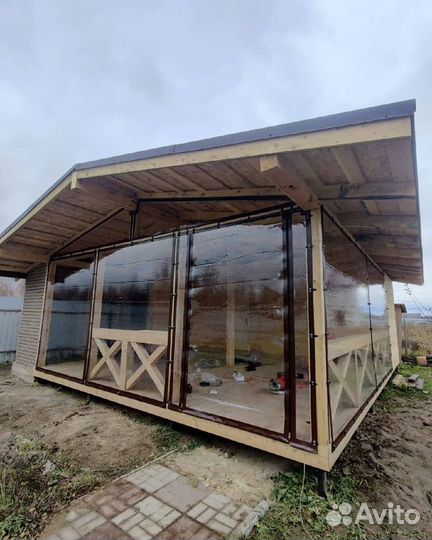 Мягкие окна для беседок и веранд