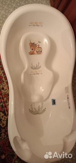 Ванночка для купания, горка и сиденье для купания