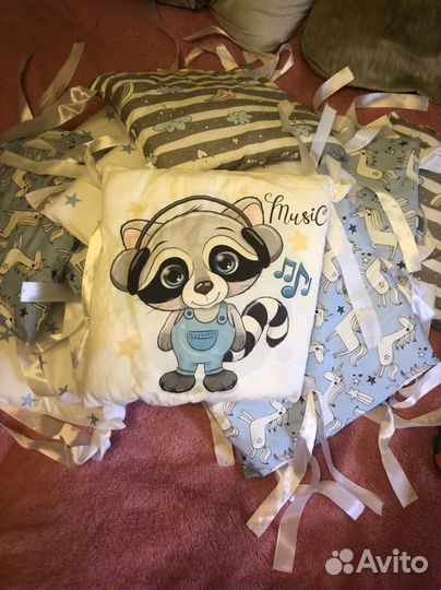 Бортики в детскую кроватку