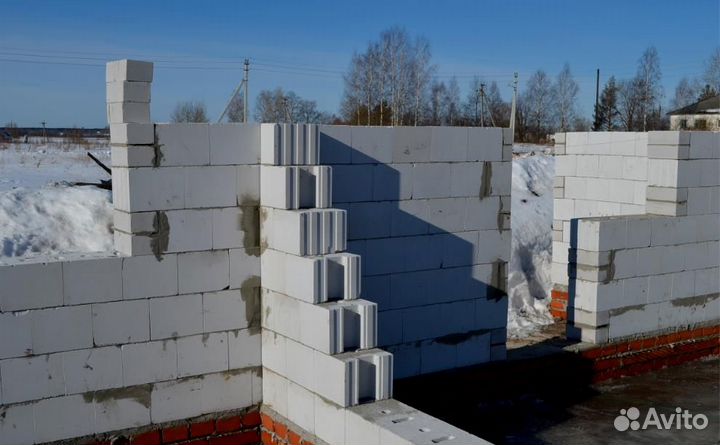 Газоблок 600 x 300 x 250 мм