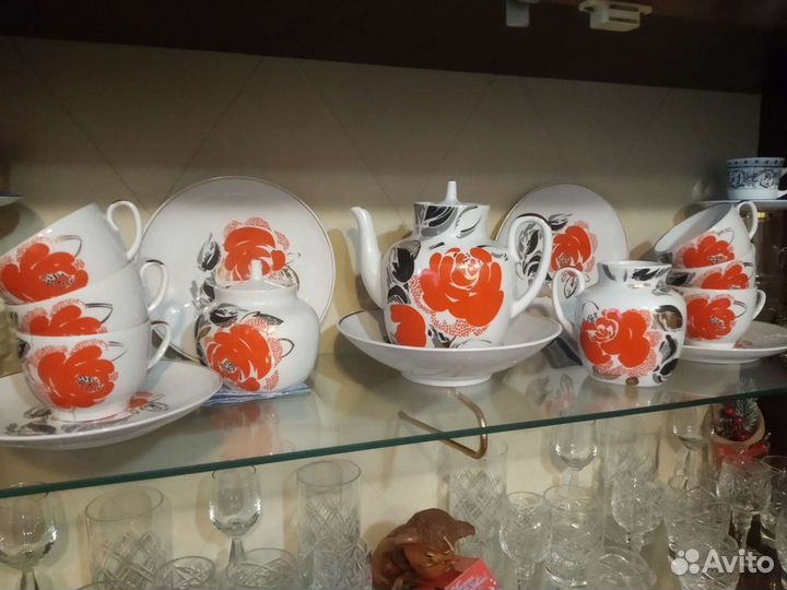 Чайный сервиз фарфор лфз 