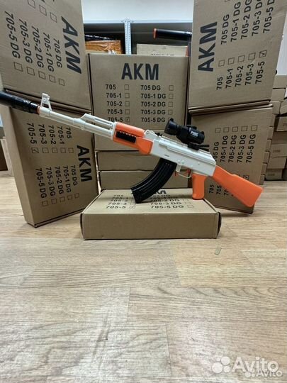 Мощный автомат ак47 на орбизах Азимов