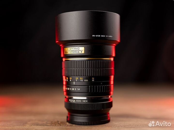 Samyang 85mm f/1.4 (Sony E mount) полнокадровый