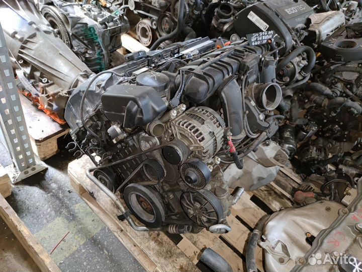 Контрактный двигатель N52 на BMW e60 2.5 218 лс