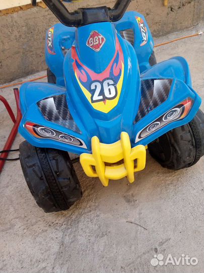 Детский квадроцикл на аккумуляторе бу