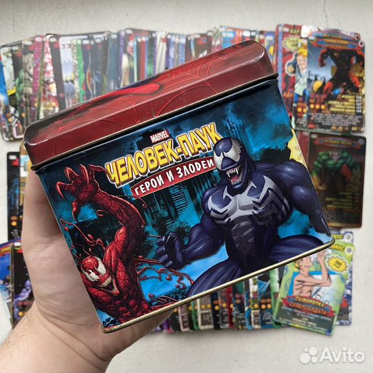 Карточки Человек Паук герои и злодеи