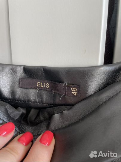 Юбка плиссе экокожа Elis