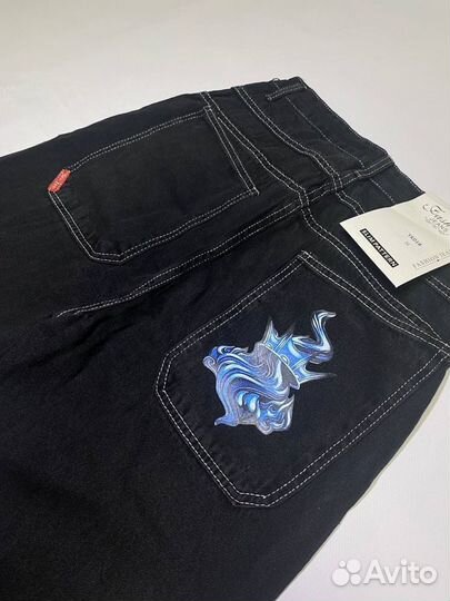 Джинсы широкие jnco