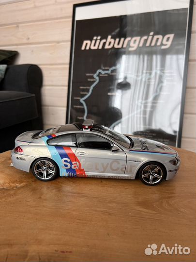 1 18 Модель Bmw e63 m6 Safety car kyosho