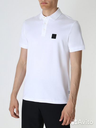 Поло хлопковое boss