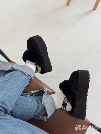 Меховые тапочки UGG