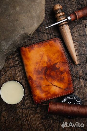 Обложка для паспорта из натуральной кожи