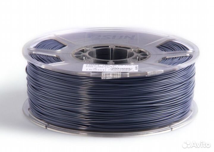 Пластик abs+ esun серый