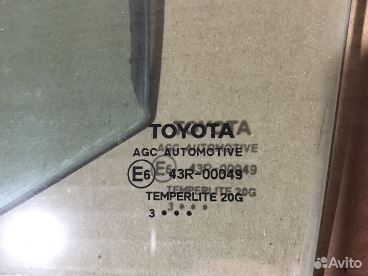 Стекла задние camry 50