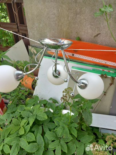 Люстра потолочная подвесная бу3 рожковая