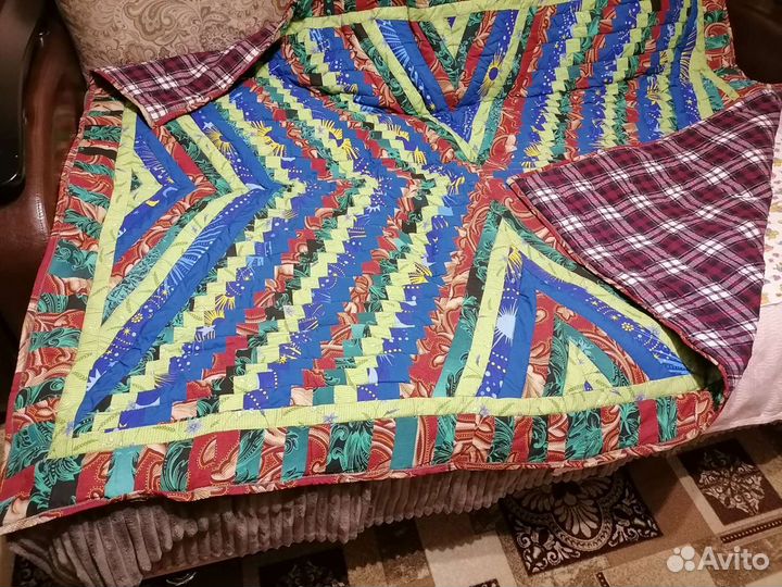 Лоскутное одеяло ручной работы