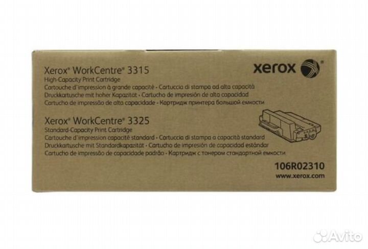 Картридж Xerox 106R02310 черный оригинальный