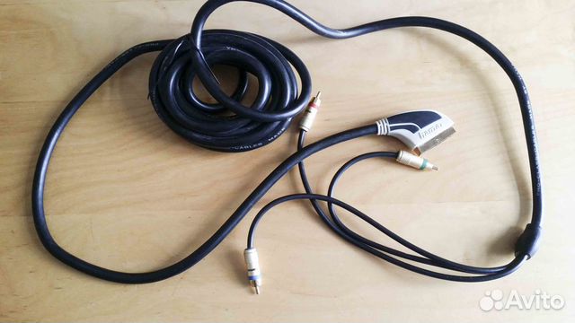 Кабель scart-3xRCA, 5 метров, производитель Hama