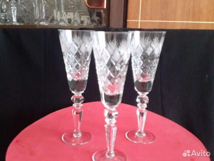 Фужеры знаменитые Ромбы.12штукгхз