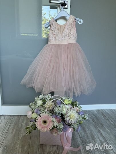 Платье для девочки нарядное новогоднее 92 -104 см