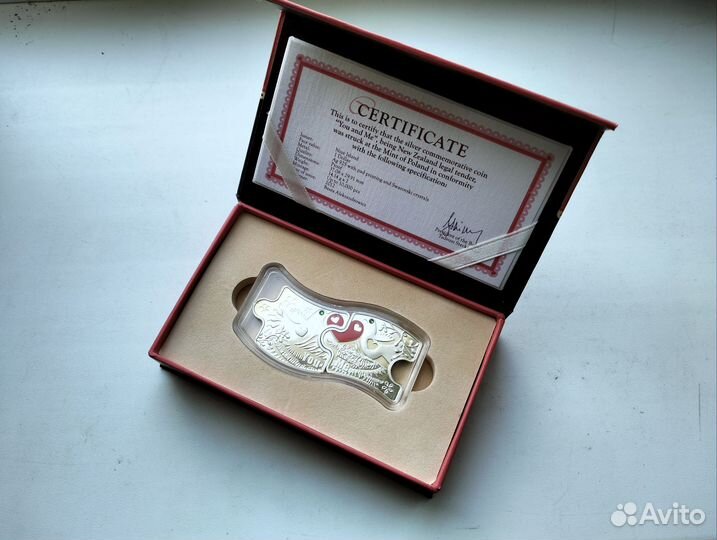 Монета Серебро 1 доллар Ниуэ