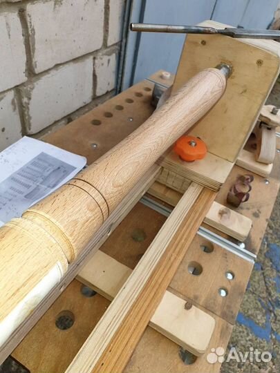 Хоббийный токарный станочек по дереву из дерева