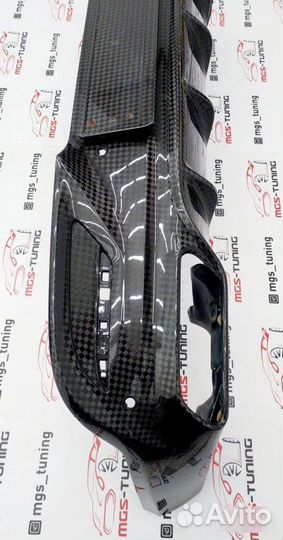 Диффузор карбон Mercedes GLE coupe 292 гле купе