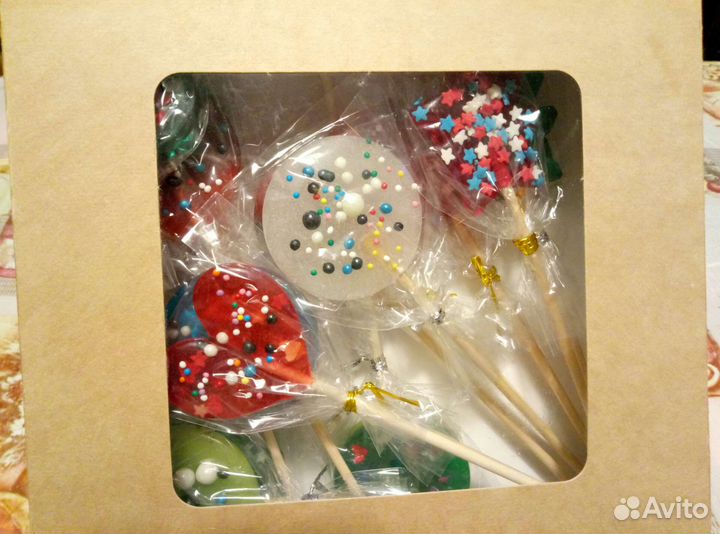 Леденцы на палочке из изомальта