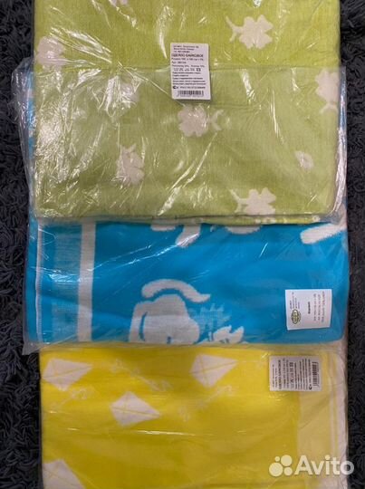 Одеяла детские байковые. Эстония. Новые