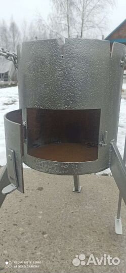 Печь под казан или коптилку